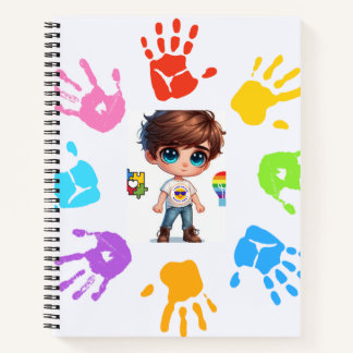 A Joyful Celebration of Autism Awareness" Notebook