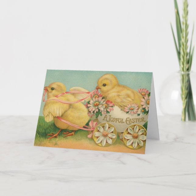 "A Joyful Easter" VIntage Postcard, ca. 1915 Card (Front)