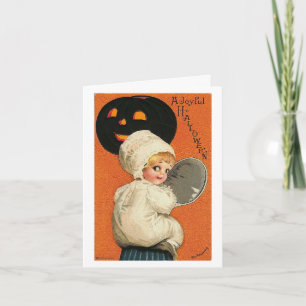 A Joyful Vintage Halloween Card