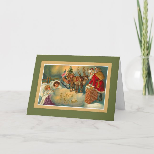 A Joyful Yuletide Holiday Card (Front)