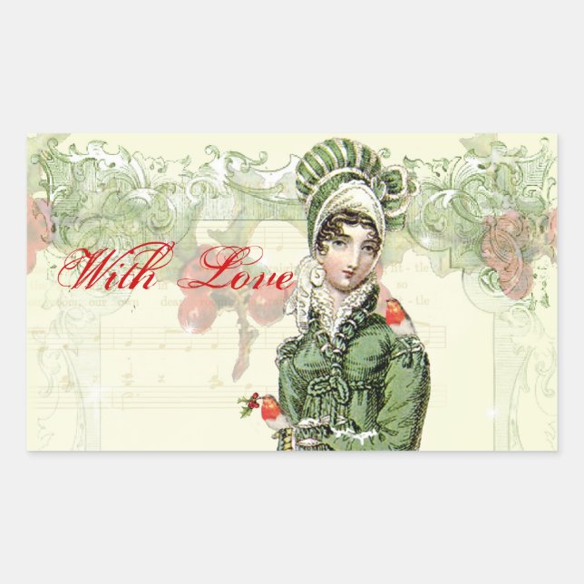 A Joyous Noel with Love Sticker (Front)