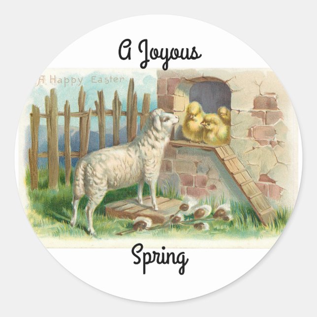 A Joyous Spring Sticker (Front)