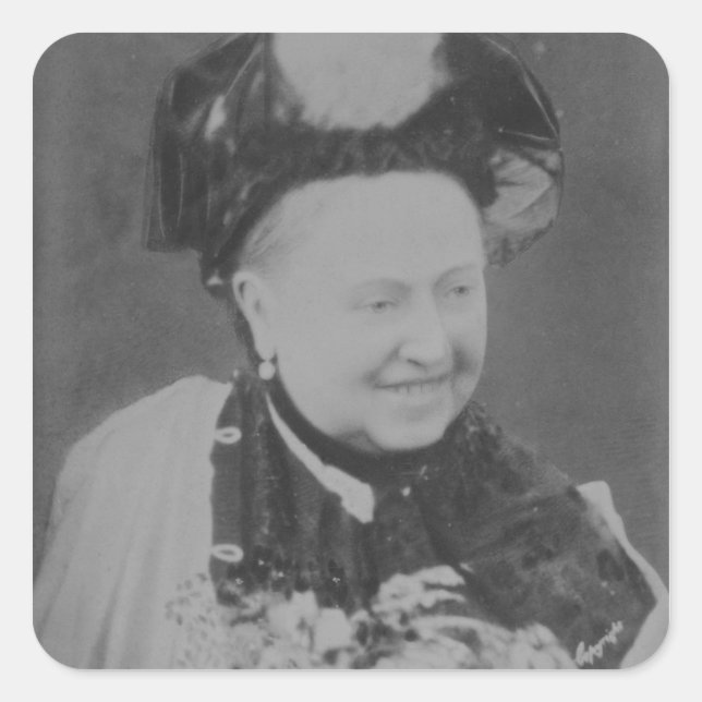 A Jubilee Portrait of Queen Victoria (1819-1901) L Square Sticker (Front)