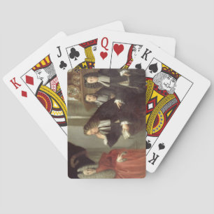 A Judge and Three Advocates, Venetian School (oil Playing Cards