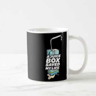 A Juice Box Saved My Life Diabetes Men  Coffee Mug