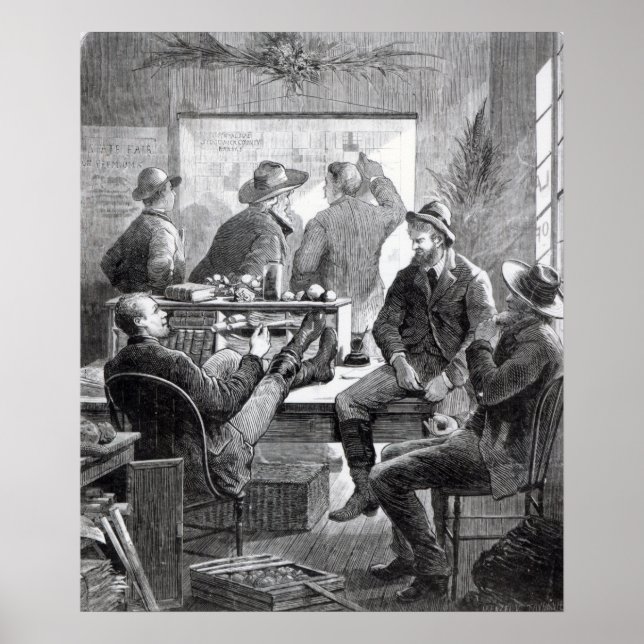 A Kansas Land Office Poster (Front)