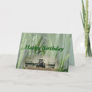 A Kansas Wheat Farmer 2862-customize any occasion Card