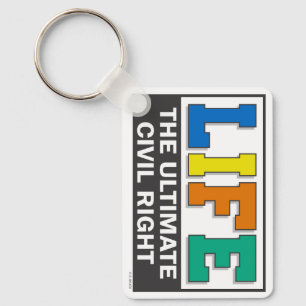 A keychain to promote your pro-life beliefs.