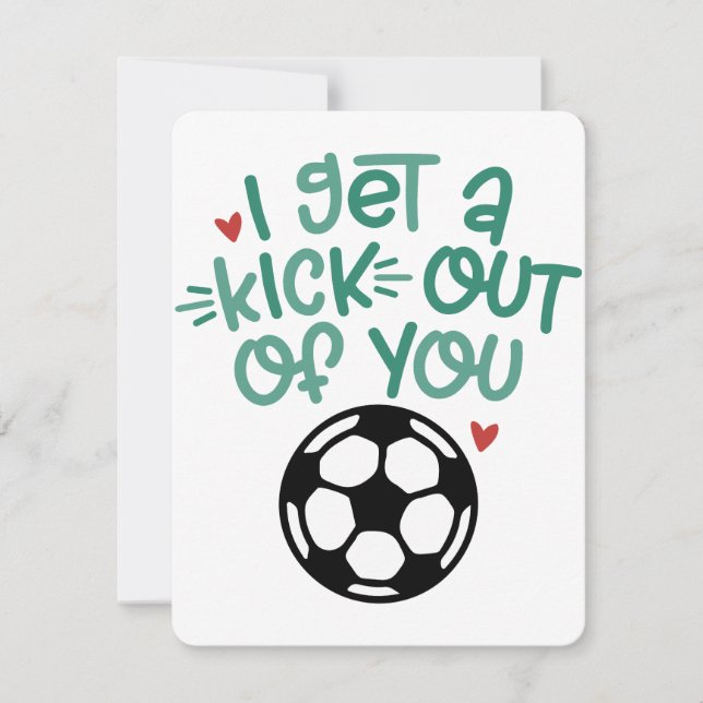 A KICK OUT OF YOU HOLIDAY CARD (Front)