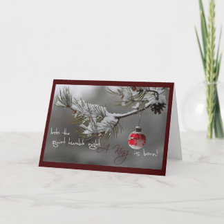 A King is Born Holiday Card