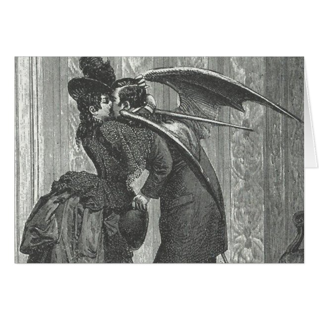A Kiss Victorian/Gothic Winged Vampire (Front Horizontal)