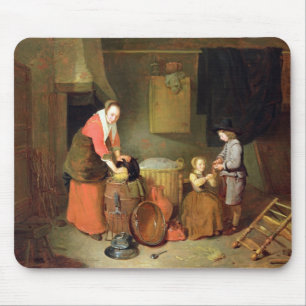 A Kitchen Interior, 17th century Mouse Pad