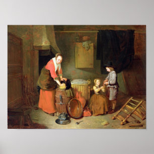 A Kitchen Interior, 17th century Poster