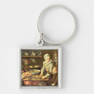 A Kitchen Interior Keychain