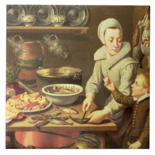 A Kitchen Interior Tile