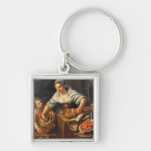 A Kitchen Scene Keychain