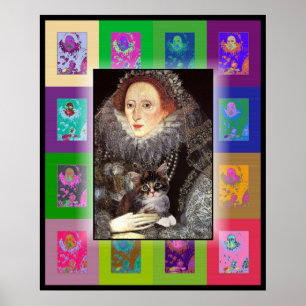 A kitten for Elizabeth I Poster
