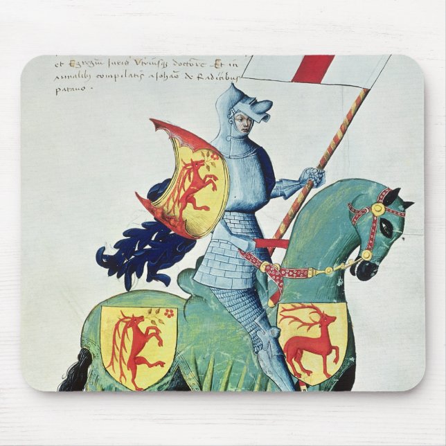 A Knight Carrying the Arms of Verona Mouse Pad (Front)