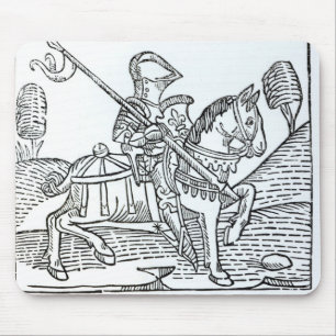 A Knight, from Caxton's 'Game of the Chess' Mouse Pad
