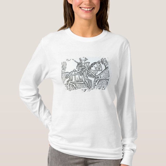 A Knight, from Caxton's 'Game of the Chess' T-Shirt (Front)