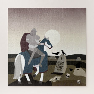A knight in the Middle Ages Jigsaw Puzzle