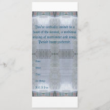 A Knight to Remember - medieval invitations