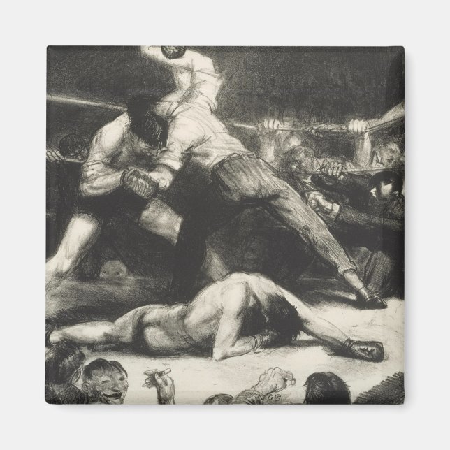 A Knock-Out - George Bellows - 1921 Magnet (Front)