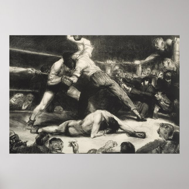 A Knock-Out - George Bellows - 1921 Poster (Front)