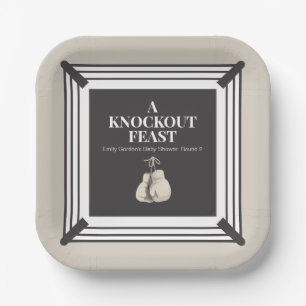 A Knockout Feast Baby Shower Paper Plates