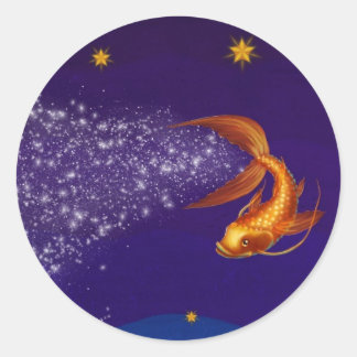 A Koi Among the Stars - autocollant