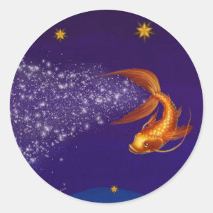 A Koi Among the Stars - sticker