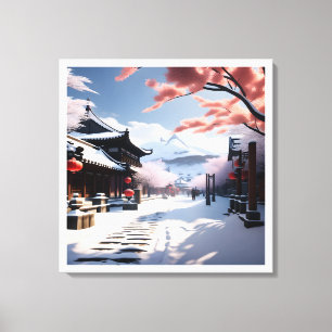 A Korean Winter Canvas Print