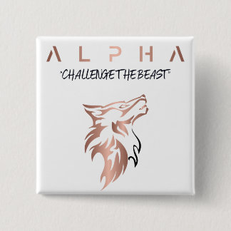 A.L.P.H.A 2 INCH SQUARE BUTTON