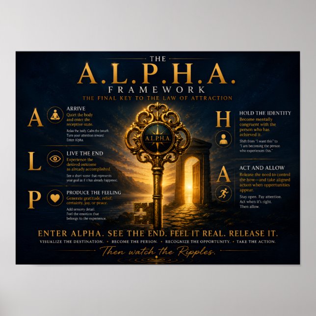 A.L.P.H.A. poster 16x12 (Front)