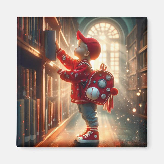 À la bibliothèque - Red Magnet (Devant)