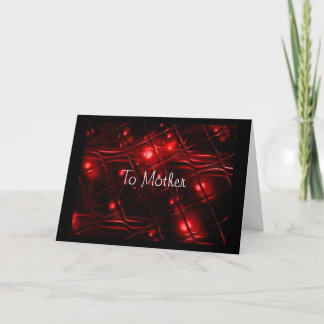 À la carte de Noël de maman