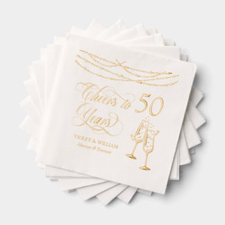 À la fête d'anniversaire de mariage de 50 ans