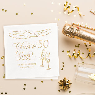 À la fête d'anniversaire de mariage de 50 ans