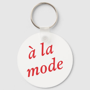 a la mode keychain