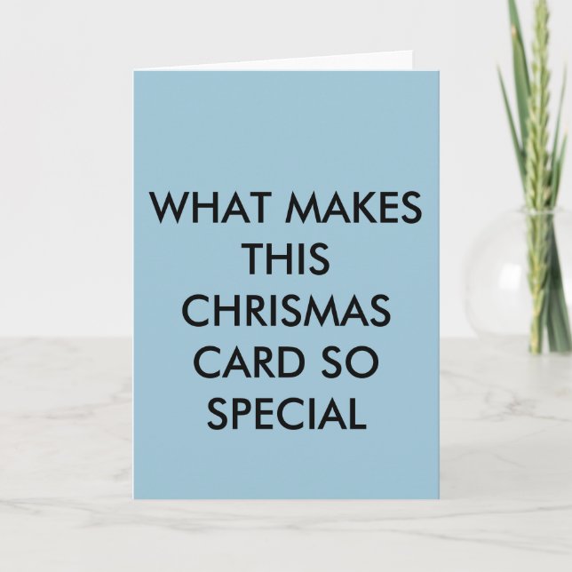 A la recherche de la carte de Noël parfaite (Devant)