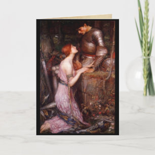 A Lady and Her Knight Card