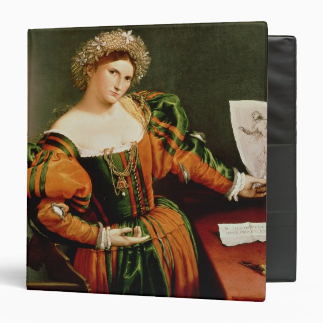 A Lady with a Drawing of Lucretia, c.1530-33 Binder (Front/Inside)