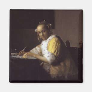 A Lady Writing Magnet