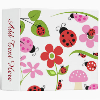 A Ladybug Garden Binder