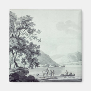 A Lake Scene Magnet