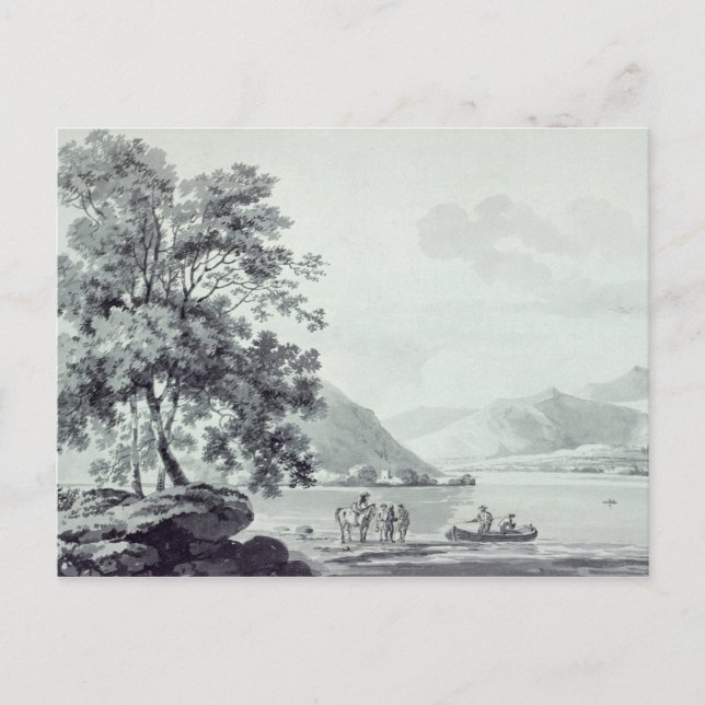 A Lake Scene Postcard (Front)