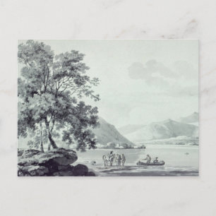 A Lake Scene Postcard
