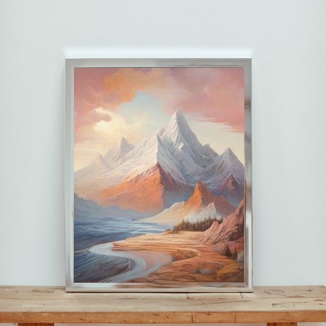 A Landscape in Digital Watercolor Photo Print (Creator Uploaded)