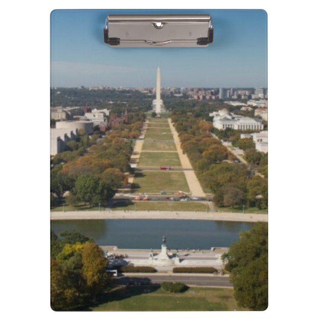 A landscape view of Washington DC Clipboard (Front)