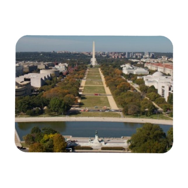A landscape view of Washington DC Magnet (Horizontal)
